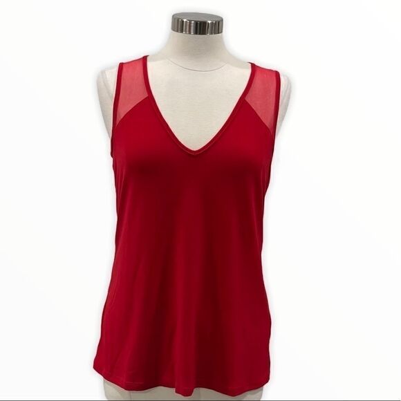 INC International Concepts Illusion-Inset Top - Picture 5 of 14